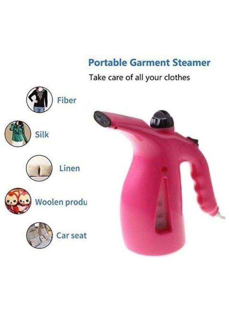 4-in-1 Multi-Purpose Portable Steamer for Face and Clothes – Handheld Facial Steamer, Steam Brush for Garments, Cold and Cough Relief, and Skin Care – Quick Heating, Long Steam Duration, Fabric and Skin Safe