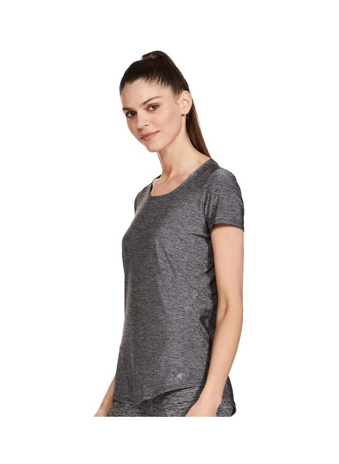 AP27 Women Tactile Microfiber Elastane Stretch Relaxed Fit T Shirt with StayDry and StayFresh Treatment