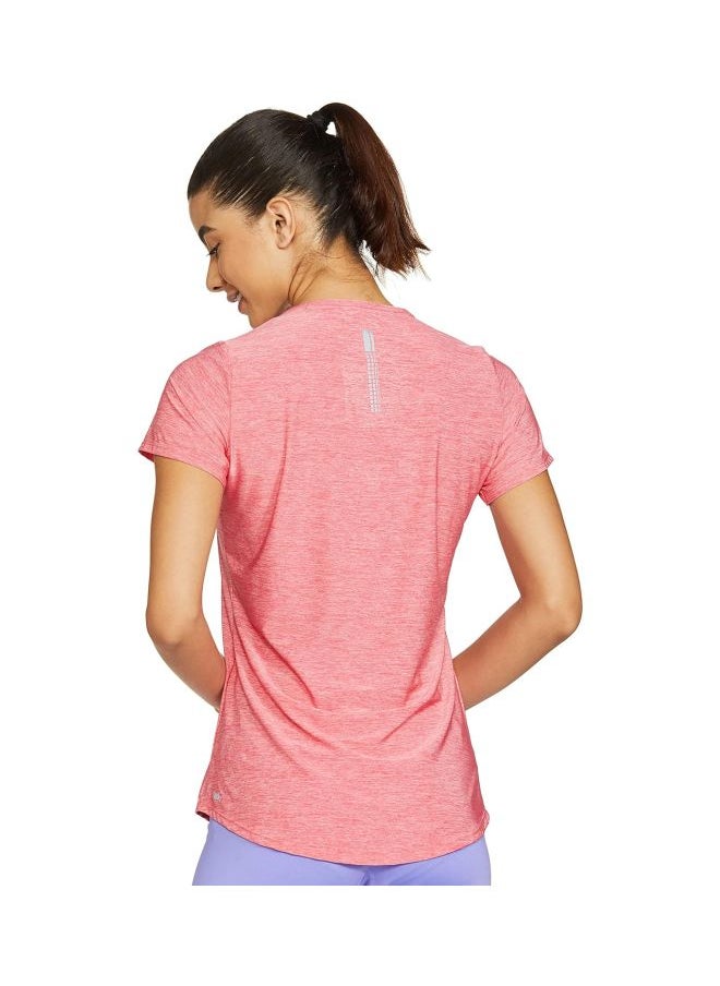 AP27 Women Tactile Microfiber Elastane Stretch Relaxed Fit T Shirt with StayDry and StayFresh Treatment