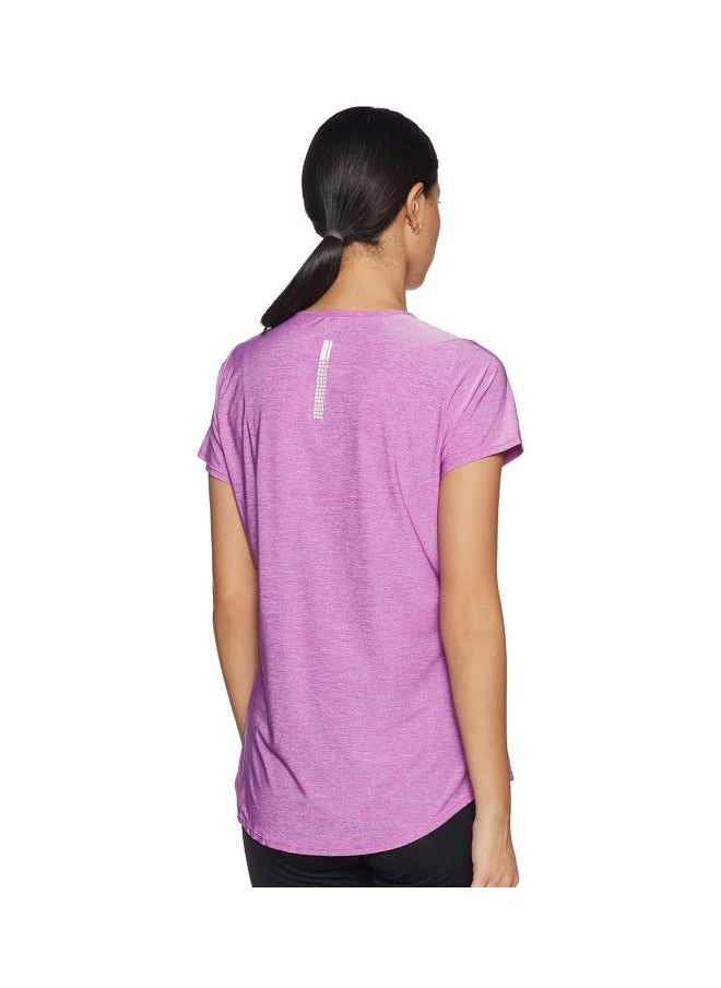 AP27 Women Tactile Microfiber Elastane Stretch Relaxed Fit T Shirt with StayDry and StayFresh Treatment
