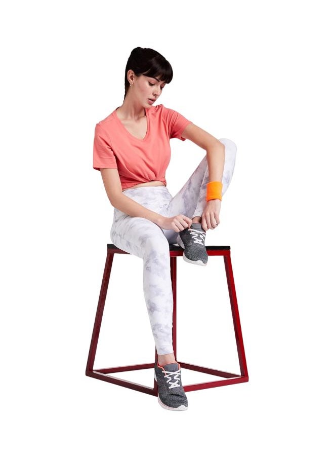 Jockey 1359 Women Super Combed Cotton Elastane Stretch Regular Fit Solid V Neck Half Sleeve T Shirt