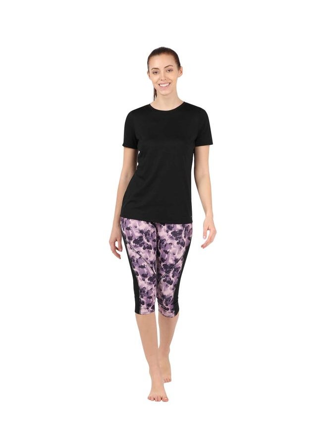 Jockey MW71 Women Microfiber Round Neck Relaxed Fit T Shirt with StayDry and StayFresh Treatment