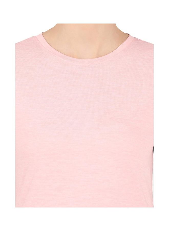 Jockey MW71 Women Microfiber Round Neck Relaxed Fit T Shirt with StayDry and StayFresh Treatment