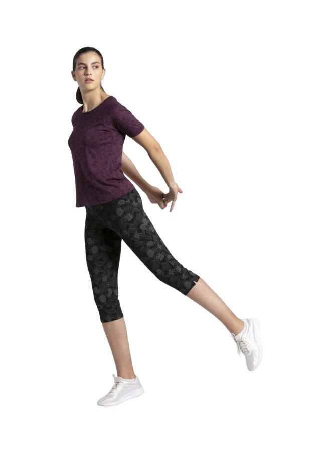 Jockey AW13 Women Micro Modal Cotton Relaxed Fit Printed Round Neck Half Sleeve T Shirt