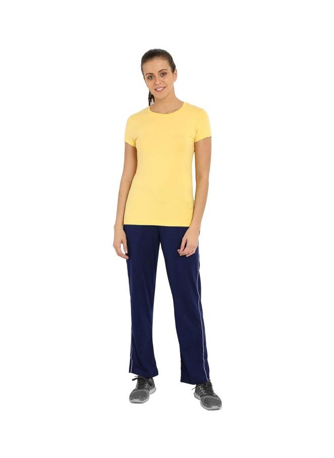 Jockey Women Cotton Round Neck T Shirt 1515 0105 BACRM Banana Cream Large