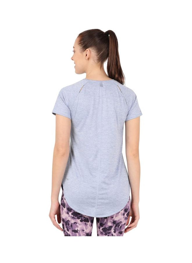 Jockey MW62 Women Microfiber Fabric Relaxed Fit Solid Curved Hem Styled Half Sleeve T Shirt with Stay Fresh Treatment