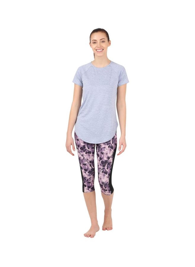 Jockey MW62 Women Microfiber Fabric Relaxed Fit Solid Curved Hem Styled Half Sleeve T Shirt with Stay Fresh Treatment