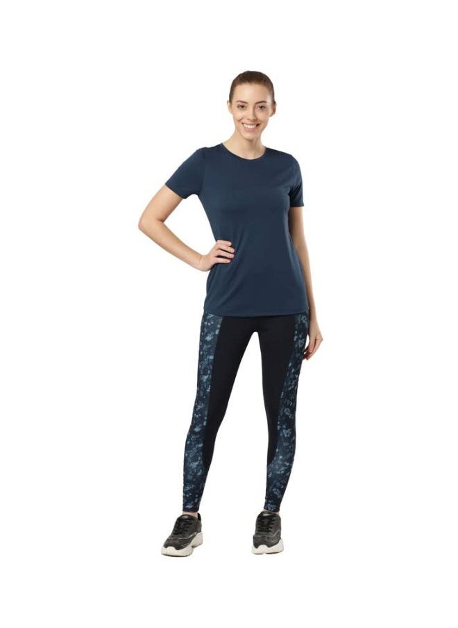 Jockey MW71 Women Microfiber Round Neck Relaxed Fit T Shirt with StayDry and StayFresh Treatment