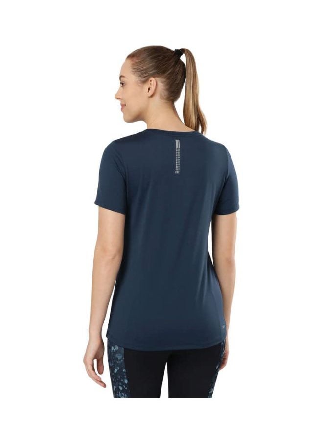 Jockey MW71 Women Microfiber Round Neck Relaxed Fit T Shirt with StayDry and StayFresh Treatment