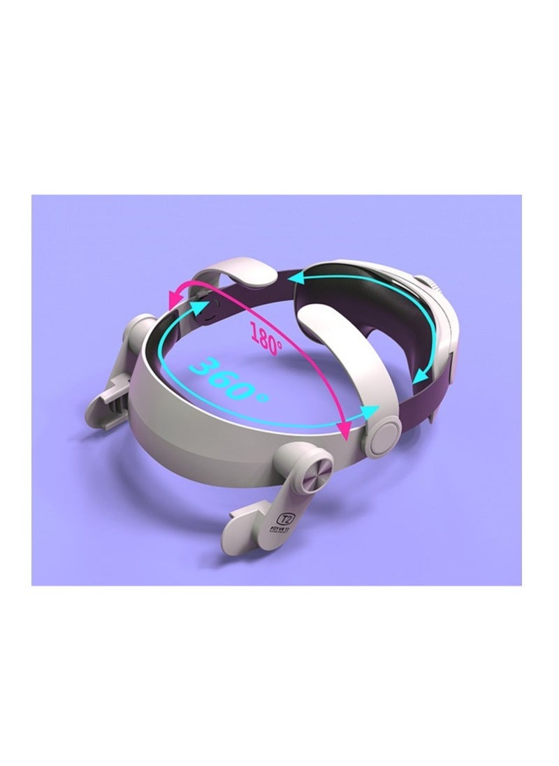 Adjustable Head Strap Compatible with Quest 2 Replacement for Quest 2 Elite Strap Accessories for Enhanced Support and Comfort in VR Suitable for Children and Adults