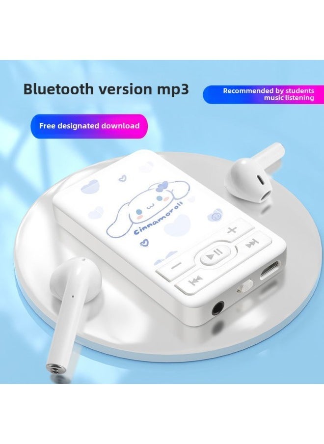 Cartoon Cute Card Mp3 Music Player With Bluetooth Mini Mp3 Student Walkman Gift Mp3-Body Color:A1 Good Luck Full-With Bluetooth-Memory Capacity:32GB (host Ear Line Memory Card OTG Charging Line)