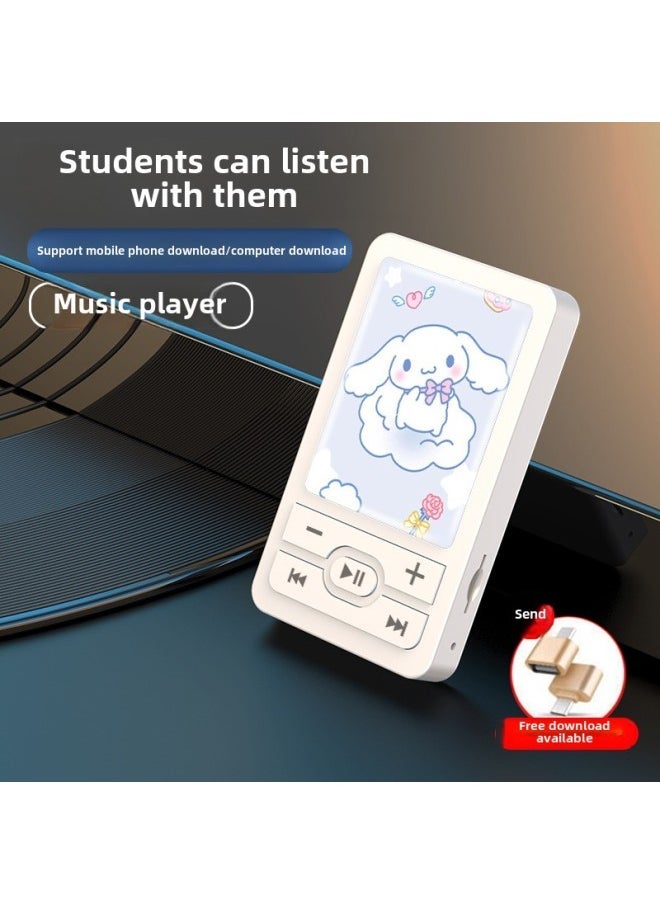 Cartoon Card Mp3 Player Manufacturers Mini MP3 Sports Walkman Glue Process A Variety Of Patterns-Body Color:[No Release] Astronaut-Memory Capacity:Host + 8G (with Card) + PackaGinG Box, CharGinG Cable, Headphones