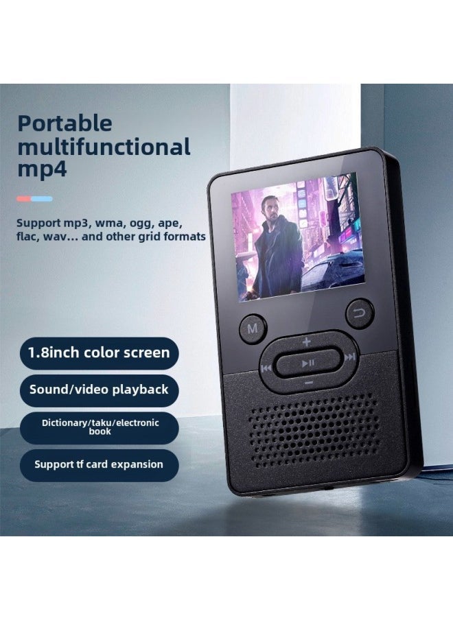 T9 MP3 Music Player MP4 Bluetooth Portable Walkman Student 1.8 Inch Card Wholesale-Body Color:Blue-Memory Capacity:16GB