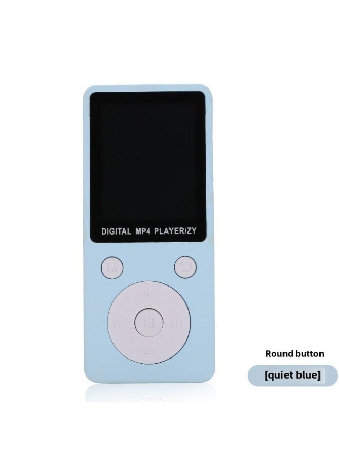 Card Ultra-thin Screen MP4 Player E-book HD Video MP4 Lossless HIFI Sound Quality Mp3-Body Color:Rose Gold-Memory Capacity:Cross Key (full Set)