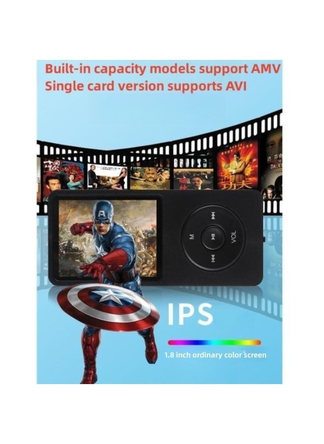 Edition Card Mp3 Bluetooth MP4 Student Walkman Music Player Recording External Dictionary-Body Color:White [english Version] Dictionary + Bluetooth Function-Memory Capacity:Single Machine + Plug 16g Card [usb Cable + Headphones + Manual + Packaging Box]