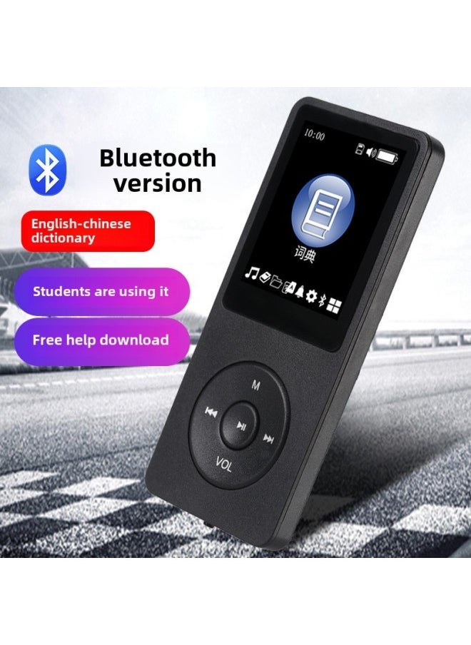 Edition Card Mp3 Bluetooth MP4 Student Walkman Music Player Recording External Dictionary-Body Color:White [english Version] Dictionary + Bluetooth Function-Memory Capacity:Single Machine + Plug 16g Card [usb Cable + Headphones + Manual + Packaging Box]