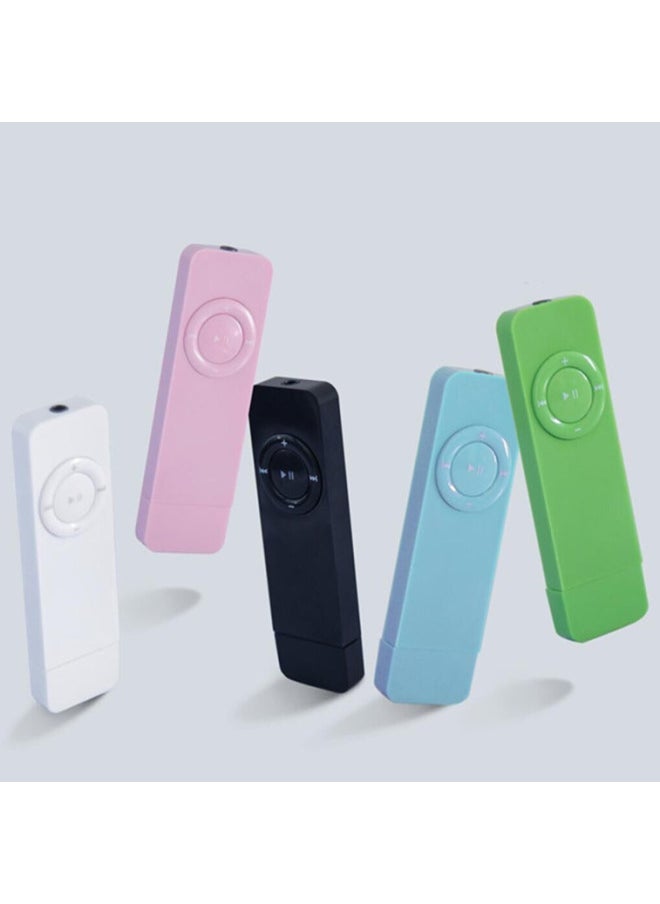 Portable Mini Card Insertion Mp3 Candy Student Electronic Commerce Explosion U-disk Direct Insertion Mp3 Personal Audio Player-Body Color:Black-Memory Capacity:Host + 512M (with Card) + Packaging Box, Headphones