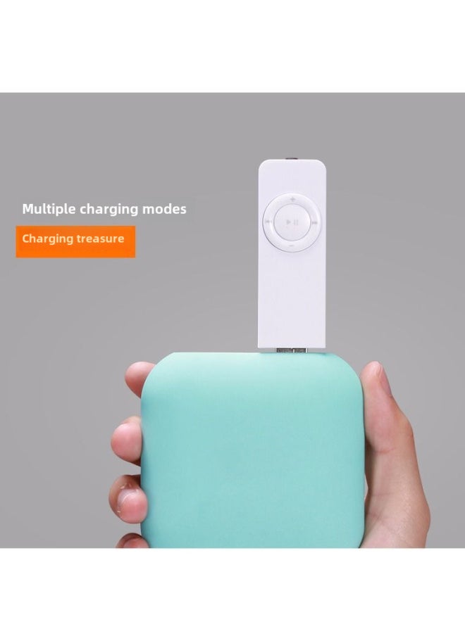 Portable Mini Card Insertion Mp3 Candy Student Electronic Commerce Explosion U-disk Direct Insertion Mp3 Personal Audio Player-Body Color:Black-Memory Capacity:Host + 512M (with Card) + Packaging Box, Headphones