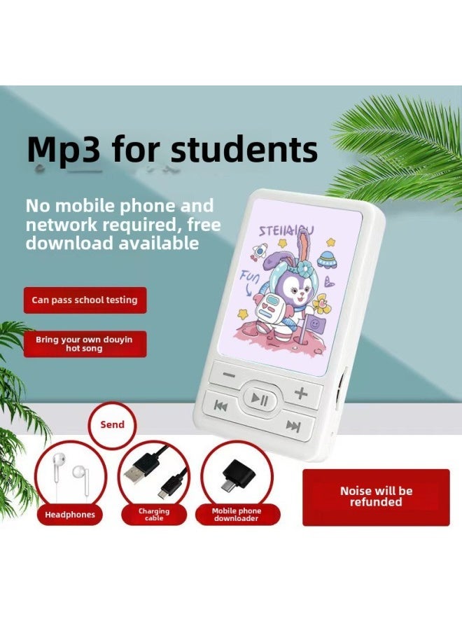 Can Be Put Out For Students To Listen To Songs Artifact Mp3 Walkman Cartoon Mini Portable Music Player-Body Color:Crayon Shin-chan-Memory Capacity:Can Be Placed Externally Mp3 + Full Set Of Accessories + 64g Memory Card