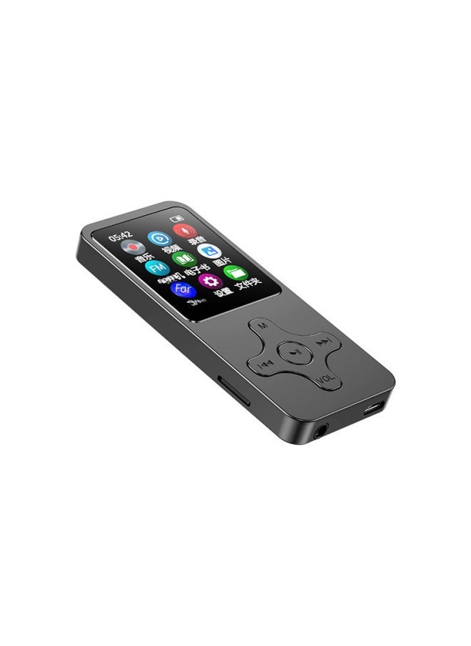 Unique Cross Mp3/mp4 Bluetooth Student Player Portable English Audio Player For Sports Leisure-Body Color:White-Memory Capacity:32GB (Bluetooth FM External)