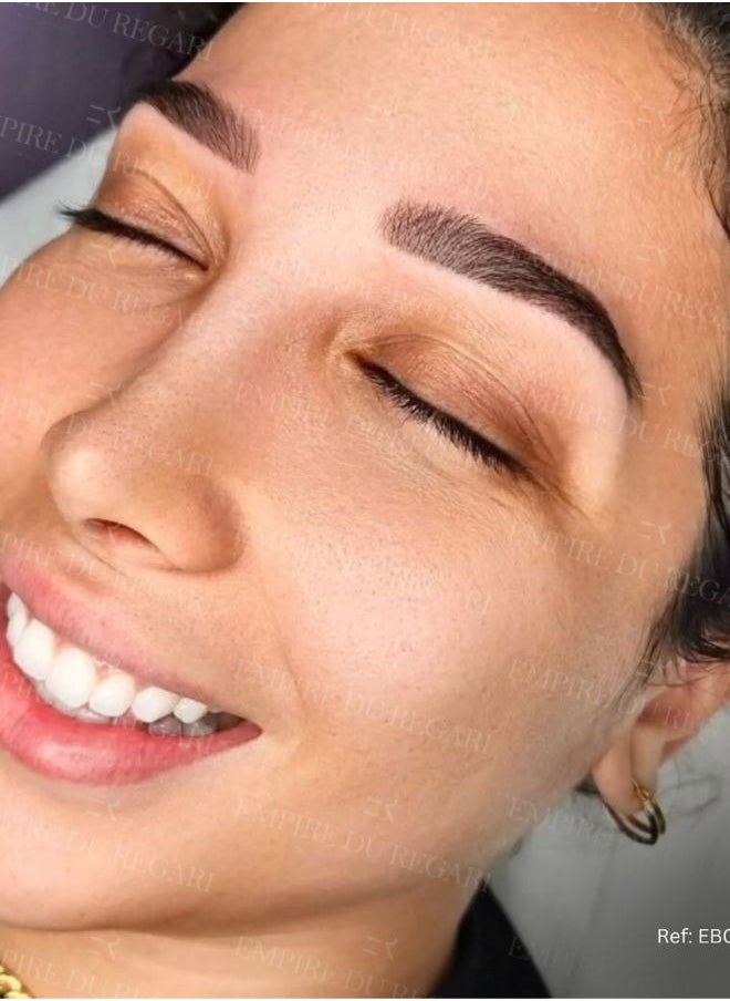 Brow Pigment Airless Color EB08 Dark Brown - Permanent Makeup PMU Professional Tattoo Ink - Vegan 13ml