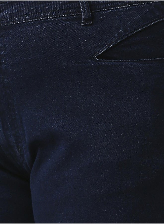 Women Blue Wide Leg High-Rise Stretchable Jeans