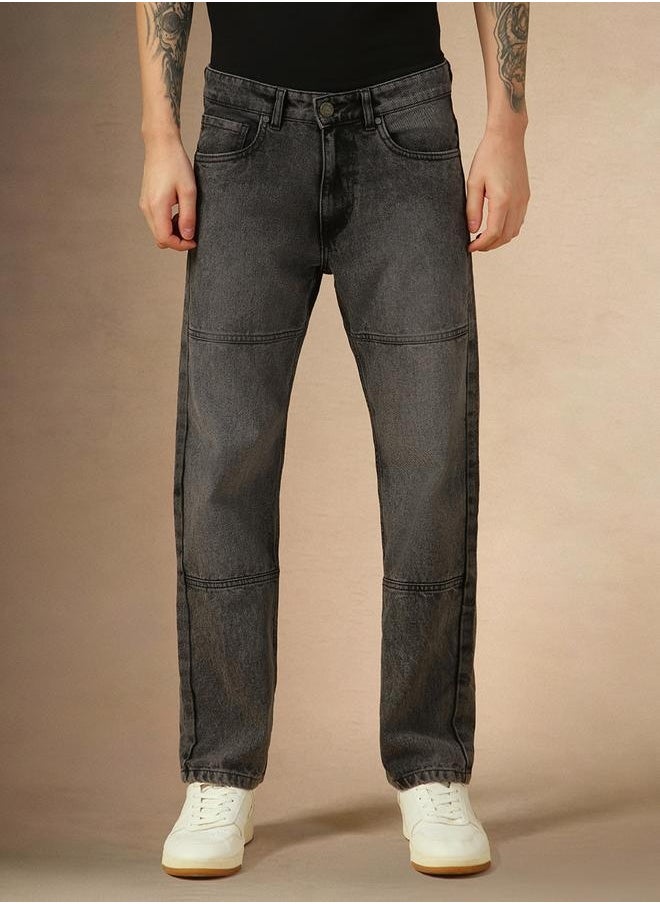 Men’s Relaxed Fit Light Grey Jeans – Casual and Comfortable