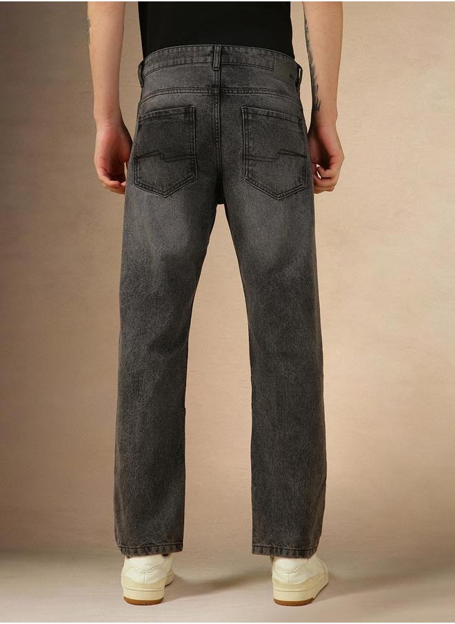 Men’s Relaxed Fit Light Grey Jeans – Casual and Comfortable