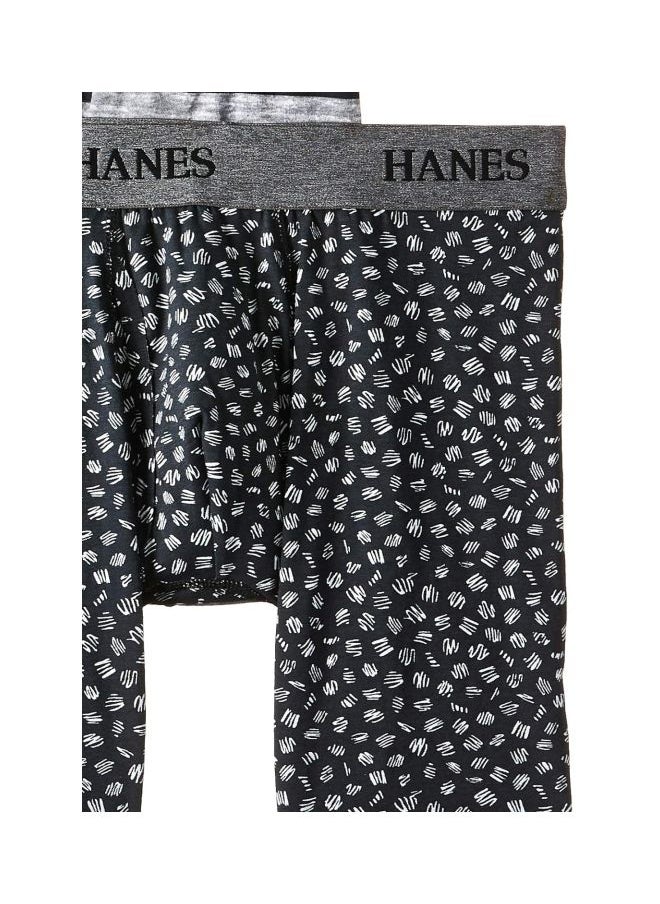 Hanes Mens 4 Pack Ultimate Stretch Boxer Brief B G