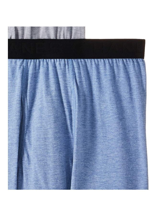 Hanes Mens 4 Pack FreshIQ Comfort Blend Boxer with Comfort Flex Waistband Brief