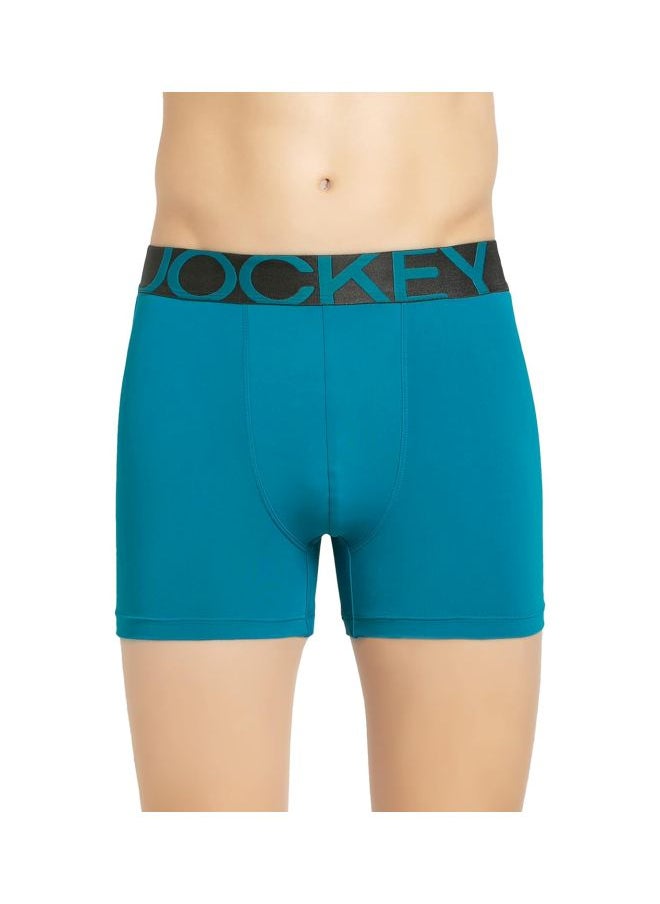 Jockey Men Cotton Trunks Pack of 1 IC28 105 Ocean Depth Large Ocean Depth Blue L