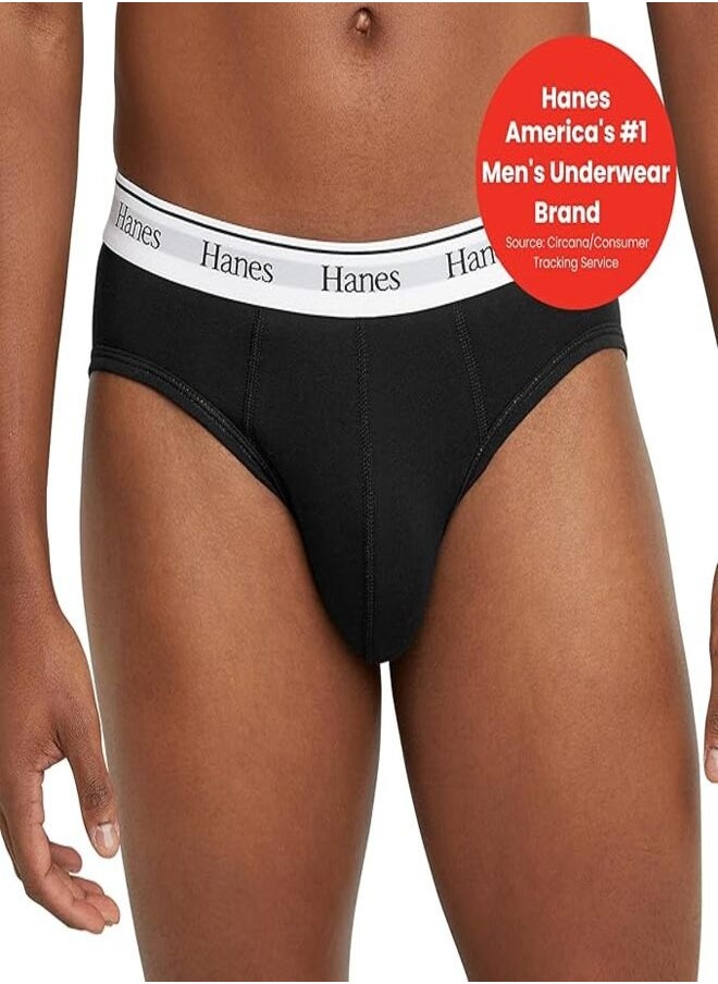 Hanes Originals Men’s Briefs , Stretch Cotton Moisture-Wicking Underwear, Modern Fit Low Rise, Multipacks