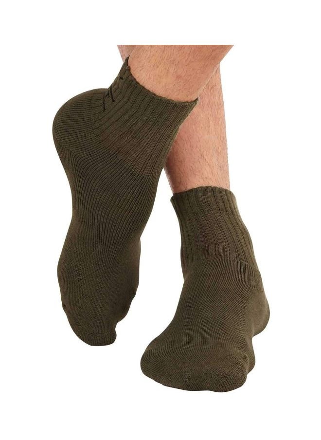Jockey 7036 Men Compact Cotton Terry Ankle Length Socks With Stay Fresh Treatment