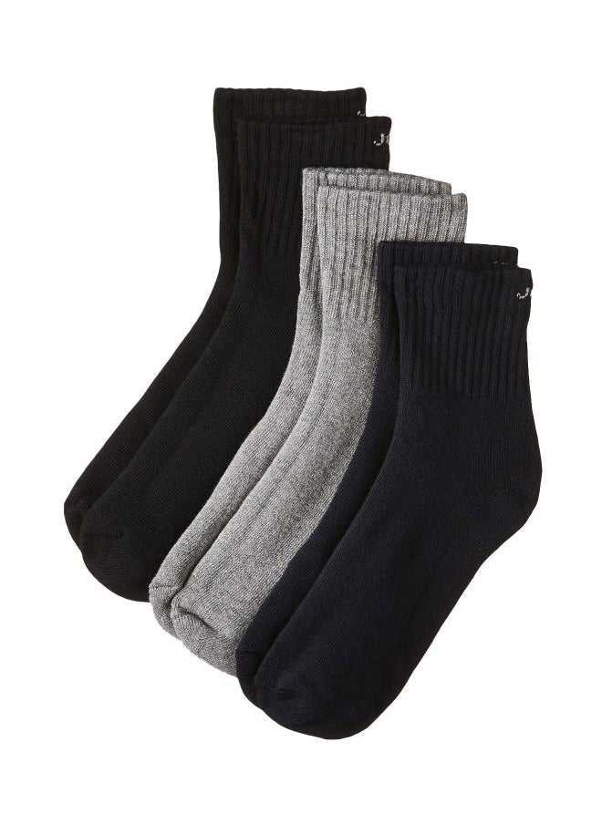 Jockey 7036 Men Compact Cotton Terry Ankle Length Socks With Stay Fresh Treatment