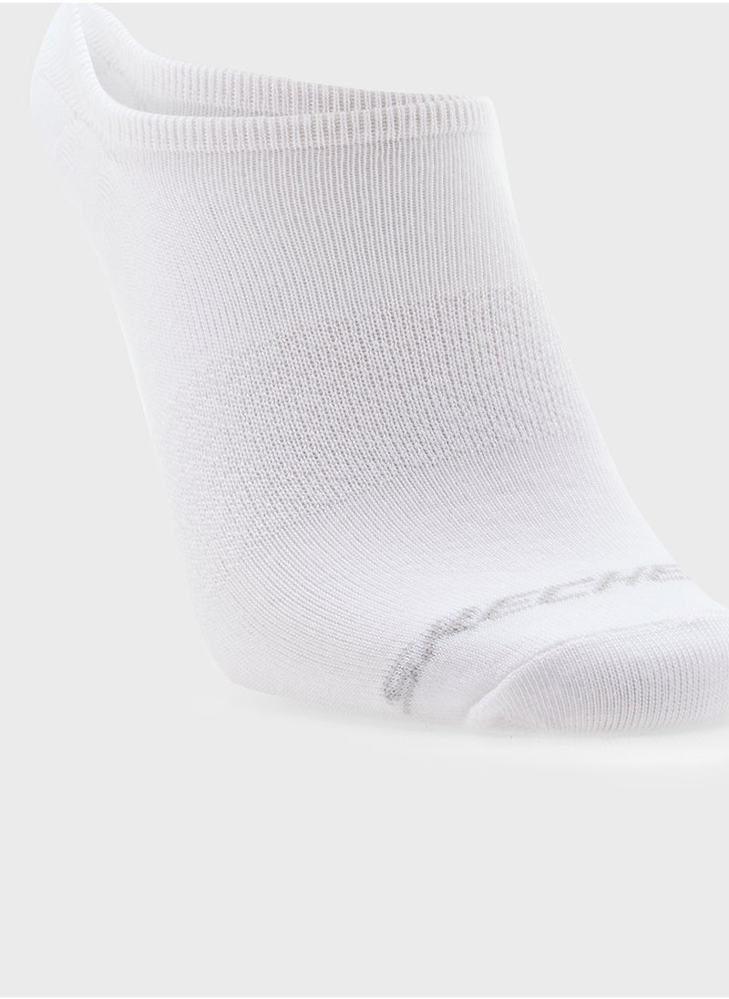 Kids 6 Pack Non Terry No Show Socks