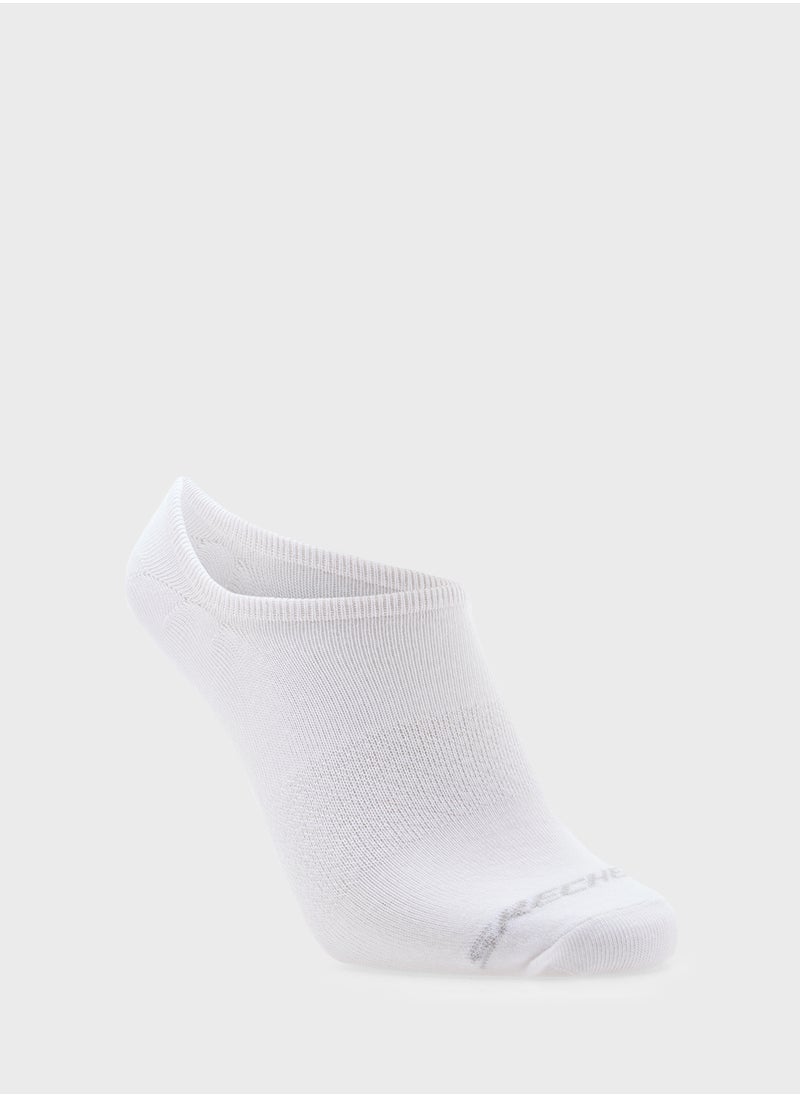 Kids 6 Pack Non Terry No Show Socks
