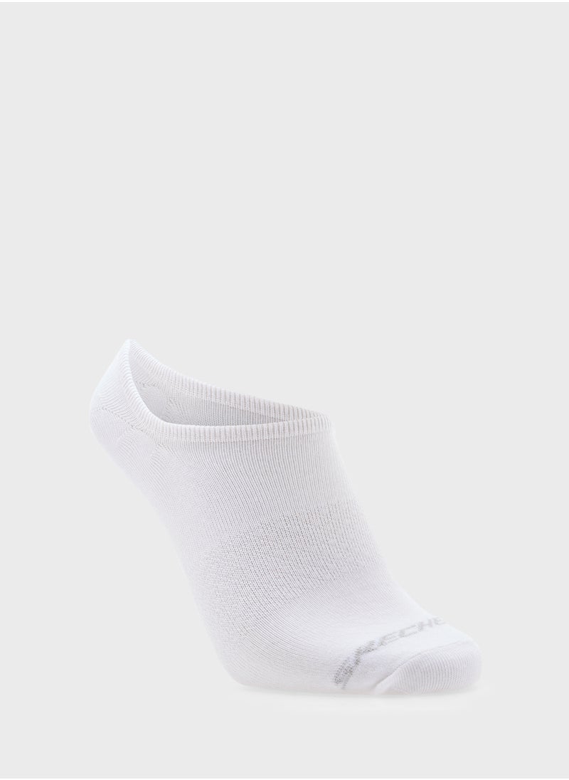 Kids 6 Pack Non Terry No Show Socks