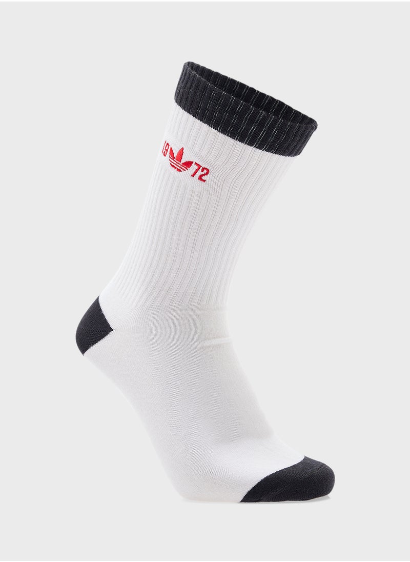 2 Pack Crew Socks