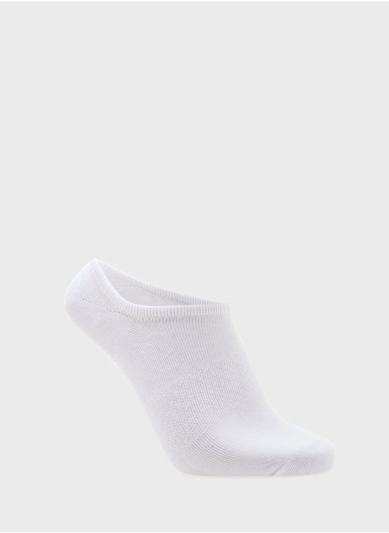 Kids 6 Pack Non Terry No Show Socks