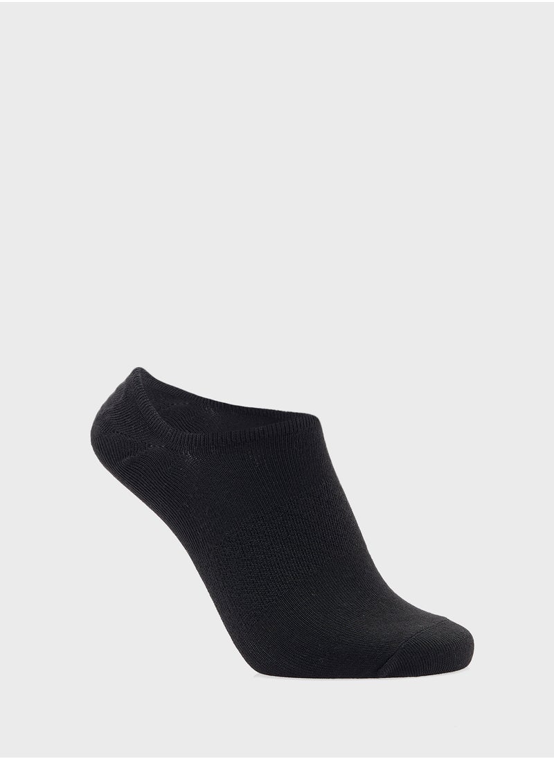 Kids 6 Pack Non Terry No Show Socks