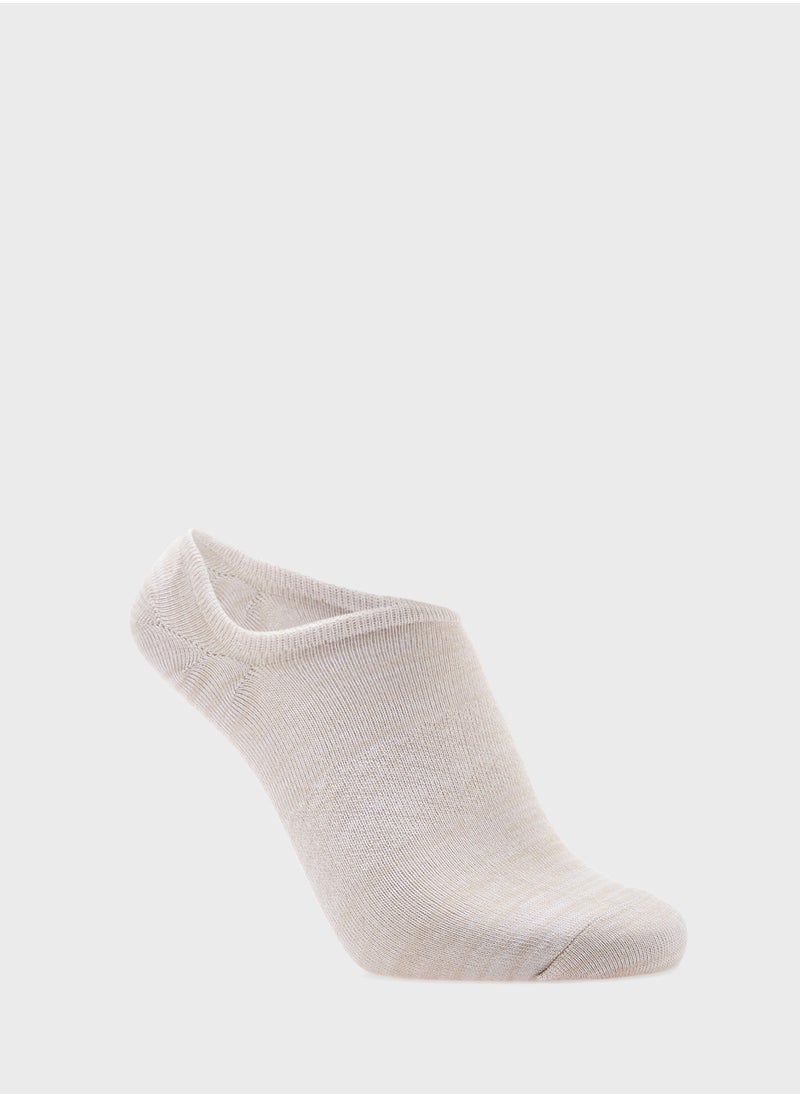 Kids 6 Pack Non Terry No Show Socks