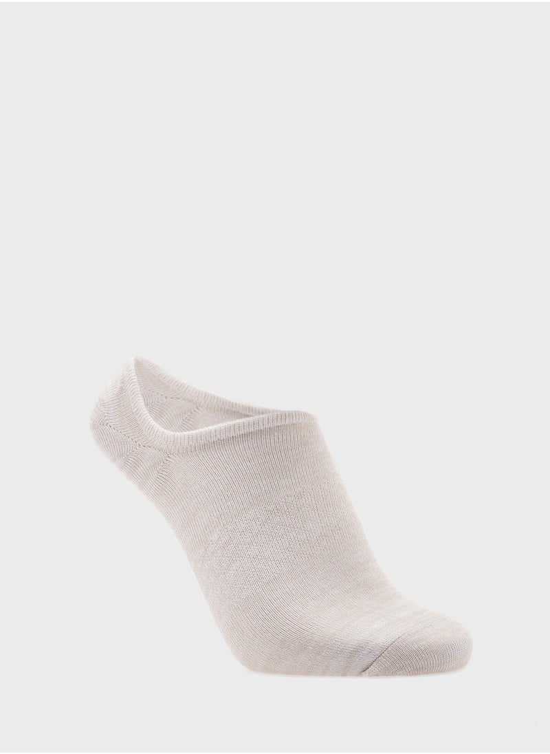 Kids 6 Pack Non Terry No Show Socks