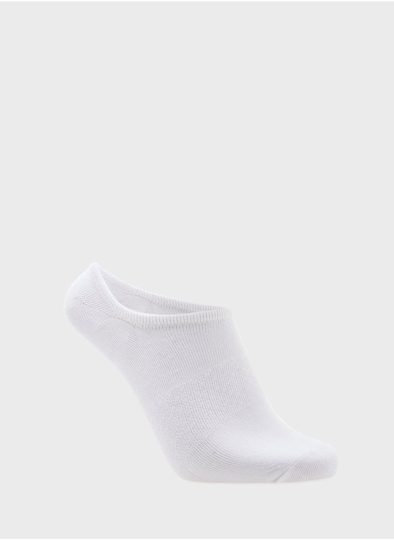 Kids 6 Pack Non Terry No Show Socks