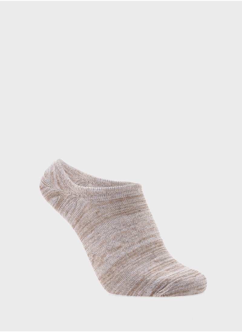 Kids 6 Pack Non Terry No Show Socks
