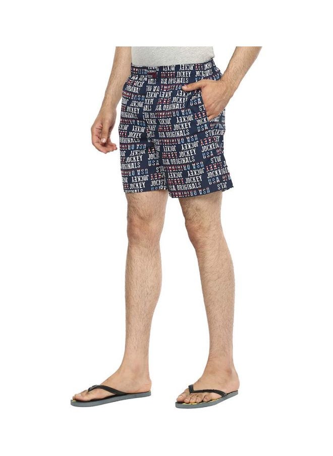 Jockey Men Cotton Boxers Pack of 2 Boxer Shorts Assorted Prints Large Assorted Prints L
