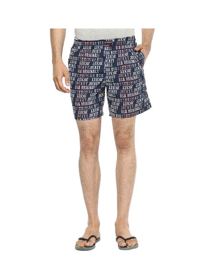 Jockey Men Cotton Boxers Pack of 2 Boxer Shorts Assorted Prints Large Assorted Prints L