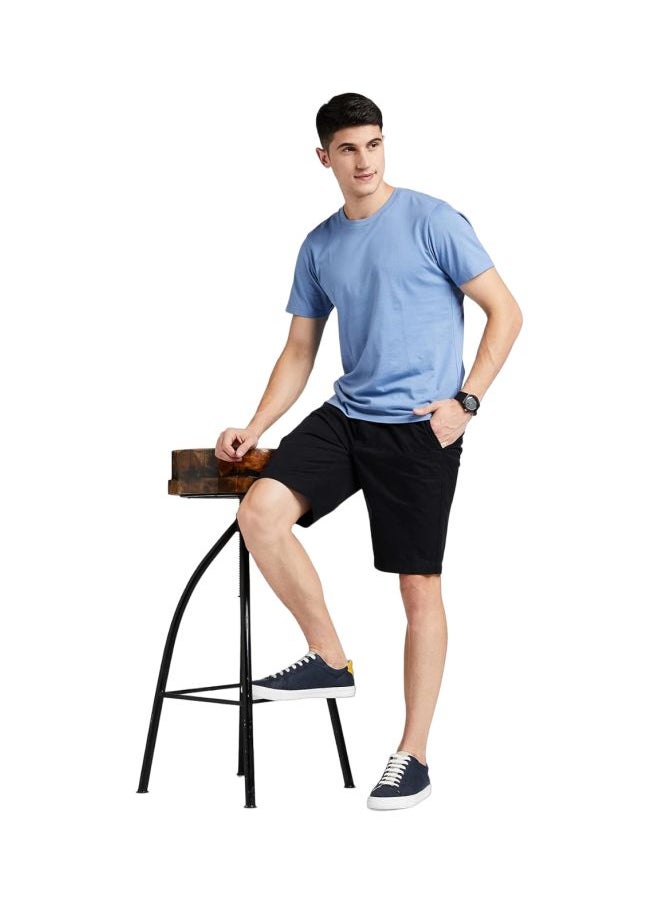 Jockey 1203 Men Super Combed Mercerised Cotton Woven Fabric Straight Fit Solid Shorts with Side Pockets