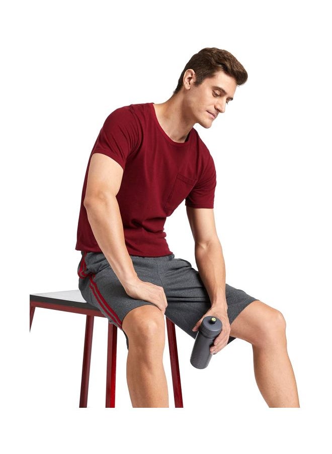 Jockey 9426 Men Super Combed Cotton Rich Regular Fit Solid Shorts with Side Pockets