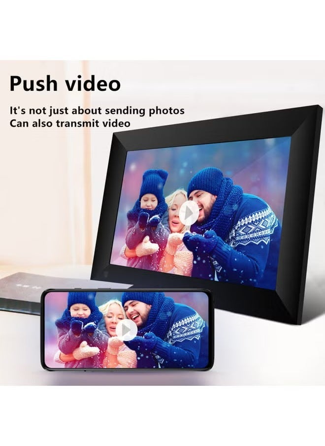 P100 WiFi Digital Picture 10.1-inch 16GB Smart Electronics Photo Frame Black 35.2 x 4.7x 21.4cm