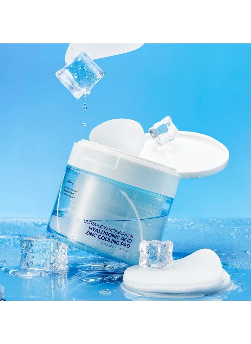 Isntree - Ultra-Low Molecular Hyaluronic Acid Zinc Cooling Pad - 150 ML